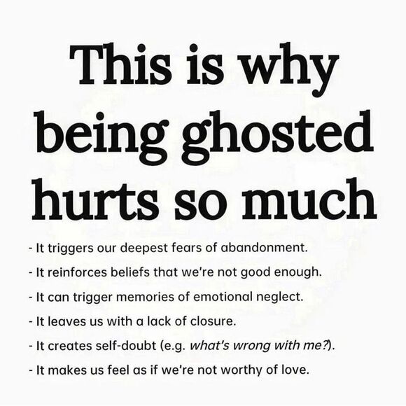 Other - Ghosting Awareness Hurts And causes trauma